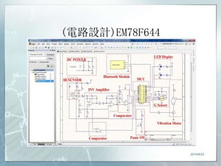 (電路設計)EM78F644 
2014/9/23 
 