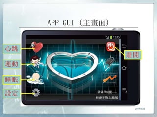APP GUI (主畫面) 
2014/9/23 
 