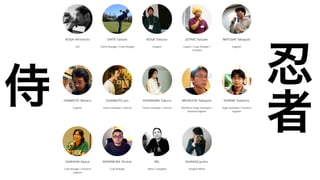忍 
者
侍
 