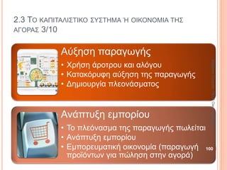 2.2 ΤΟ ΦΕΟΥΔΑΡΧΙΚΟ ΣΥΣΤΗΜΑ 5/7
Βασιλιάς
Φεουδάρχες
Ιππότες
Δουλοπάροικοι
100
ΚαζάκουΓεωργία,ΠΕ09Οικονομολόγος
 