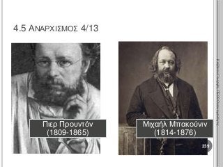 Πιερ Προυντόν
(1809-1865)
Μιχαήλ Μπακούνιν
(1814-1876)
239
ΚαζάκουΓεωργία,ΠΕ09Οικονομολόγος
4.5 ΑΝΑΡΧΙΣΜΟΣ 4/13
 