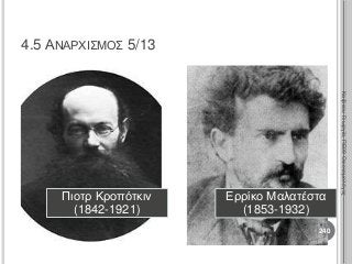 Πιοτρ Κροπότκιν
(1842-1921)
Ερρίκο Μαλατέστα
(1853-1932)
240
ΚαζάκουΓεωργία,ΠΕ09Οικονομολόγος
4.5 ΑΝΑΡΧΙΣΜΟΣ 5/13
 