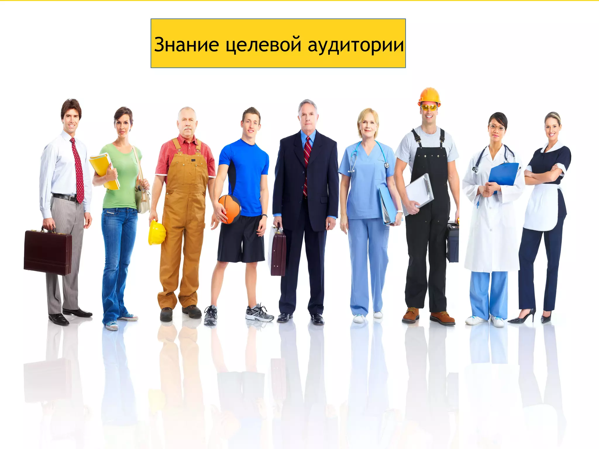 Знание целевой аудитории 
 