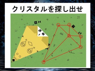 クリスタルを探し出せ 
 