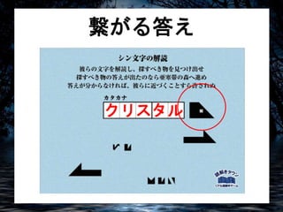 繋がる答え 
クリスタル 
 