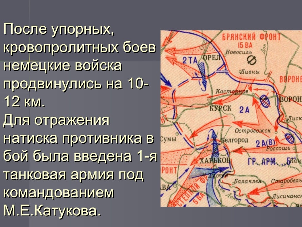 Насколько продвинулись войска. Расположение немецких войск перед Курской битвой. Карта сражения Курская битва 3 МБ. Какие новые виды техники использовались в Курском сражении немцами.
