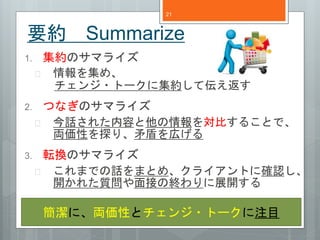21 
ҪsSummarize 
1. sΥޥ饤 
? 򼯤ᡢ 
?ȩ`˼sƁ 
2. ĤʤΥޥ饤 
? Ԓ줿ݤ򌝱Ȥ뤳Ȥǡ 
IԤ̽ꡢìܤڤ 
3. ܞQΥޥ饤 
? ޤǤԒޤȤᡢ饤Ȥ˴_J 
_줿|ӤνKչ_ 
ˡIԤȥ?ȩ`עĿ 
 