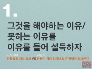 로고 제작 프로세스 
1. 디자인 브리핑 
설문지로 조사 
강하고, 명확하고, 럭셔리 
Black, Gold 
웹사이트, 명함, 티셔츠 
2. 조사 
경쟁사들 로고 조사. 
벤치마킹, 차별화 
 