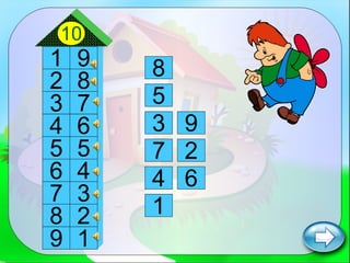 10 
1 
9 8 76543 
234 
5 
6 7 8 2 
9 1 
8 
5 
1 
2 
3 
4 
6 
7 
9 
