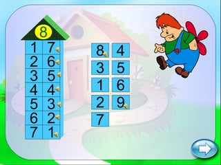 456 
12 3 
6 7 
8 
1 
7 
54321 
234 
7 6 5 
8 
9 
 