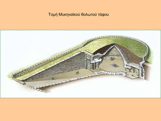 Τομή Μυκηναϊκού θολωτού τάφου 
 