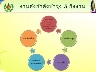 งงาานสส่ง่งกกำาำาลลังังบบำาำารรุงุง 55 กกิ่งิ่งงงาาน
 