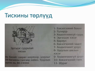 Тискины төрлүүд 
 