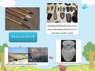 เคียวหินเหล็กไฟด้ามไม้ 
 