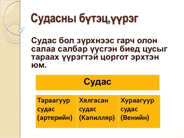 цусны эргэлтийн тогтолцоо