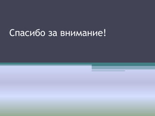 Спасибо за внимание!
 
