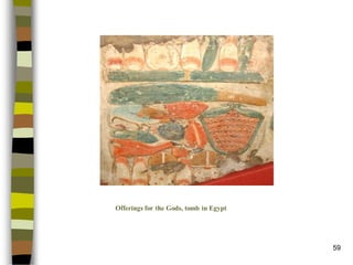 59 
Offerings for the Gods, tomb in Egypt  