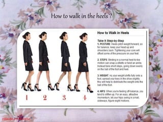 How to walk in the heels ? 
 