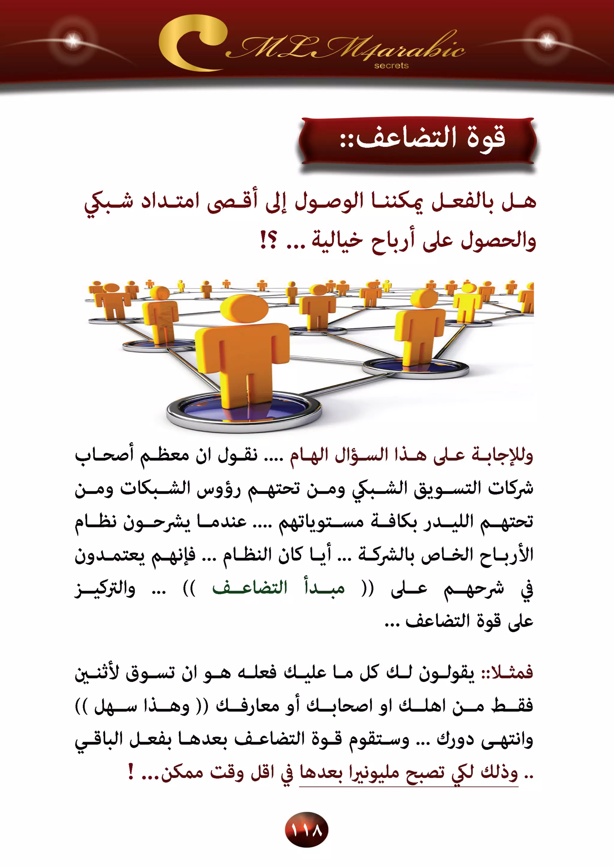 اسرار وخفايا التسويق الشبكي  -  الفصل الثالث