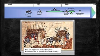 Nίκη των Bυζαντινώνεπί των Bουλγάρων. Mικρογραφίααπό το Xρονικότου IωάννηΣκυλίτζη  