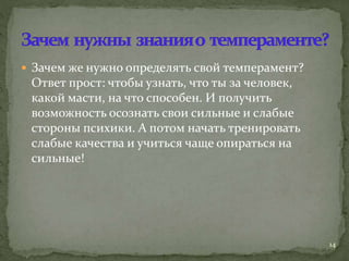 Основные тесты личности