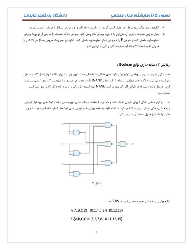 Work Order Of Logic Laboratory