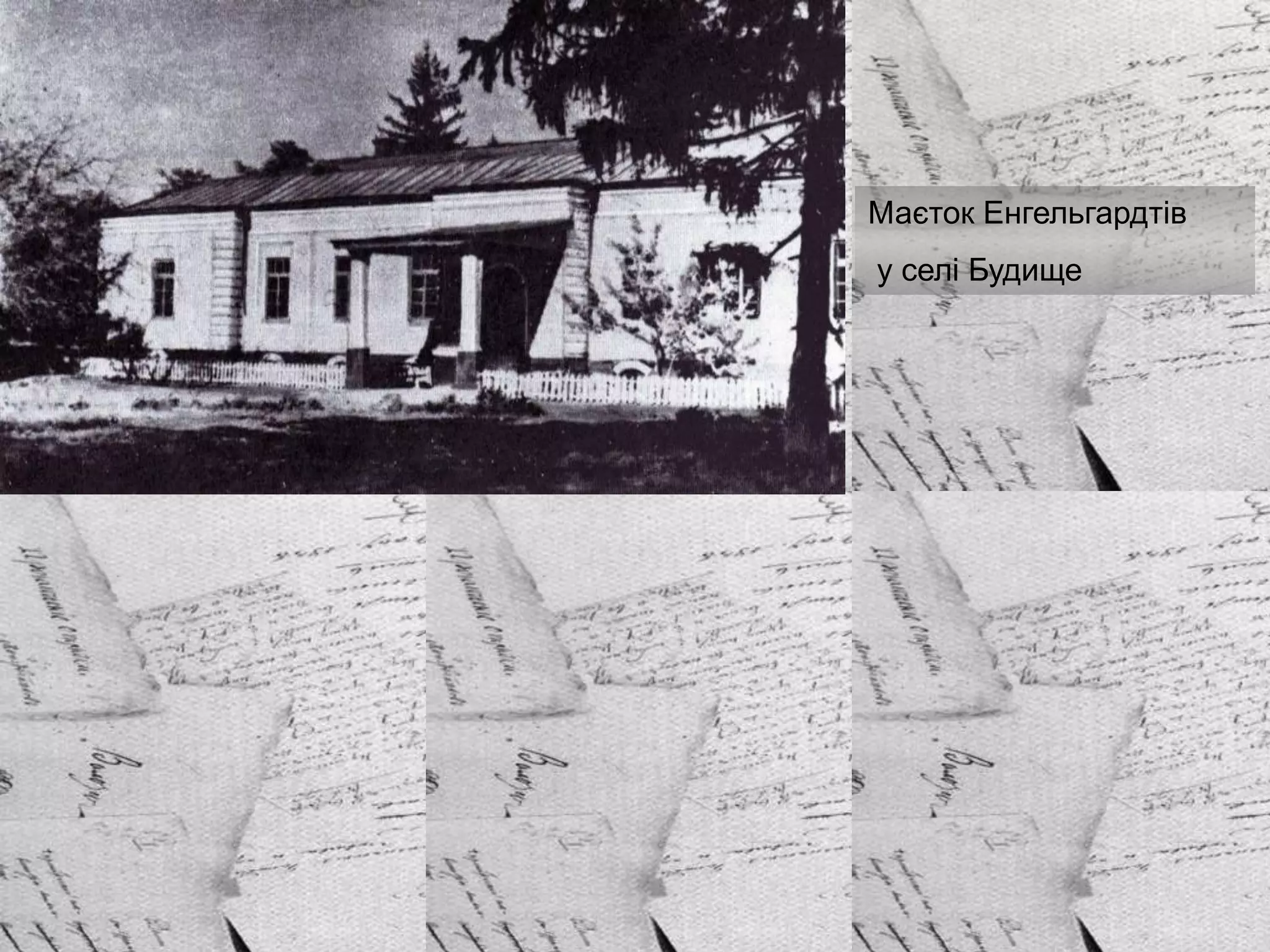 Маєток Енгельгардтів
у селі Будище
 