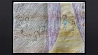 Εικαστική αποτύπωση του κειμένου "Αναμνήσεις της Κωνσταντίνας από τη Γερμανία" από τους μαθητές του Β2 Γυμνασίου Μαγούλας.