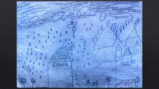 Εικαστική αποτύπωση του κειμένου "Αναμνήσεις της Κωνσταντίνας από τη Γερμανία" από τους μαθητές του Β2 Γυμνασίου Μαγούλας.