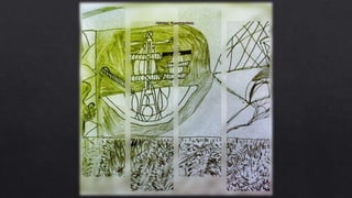 Εικαστική αποτύπωση του κειμένου "Αναμνήσεις της Κωνσταντίνας από τη Γερμανία" από τους μαθητές του Β2 Γυμνασίου Μαγούλας.