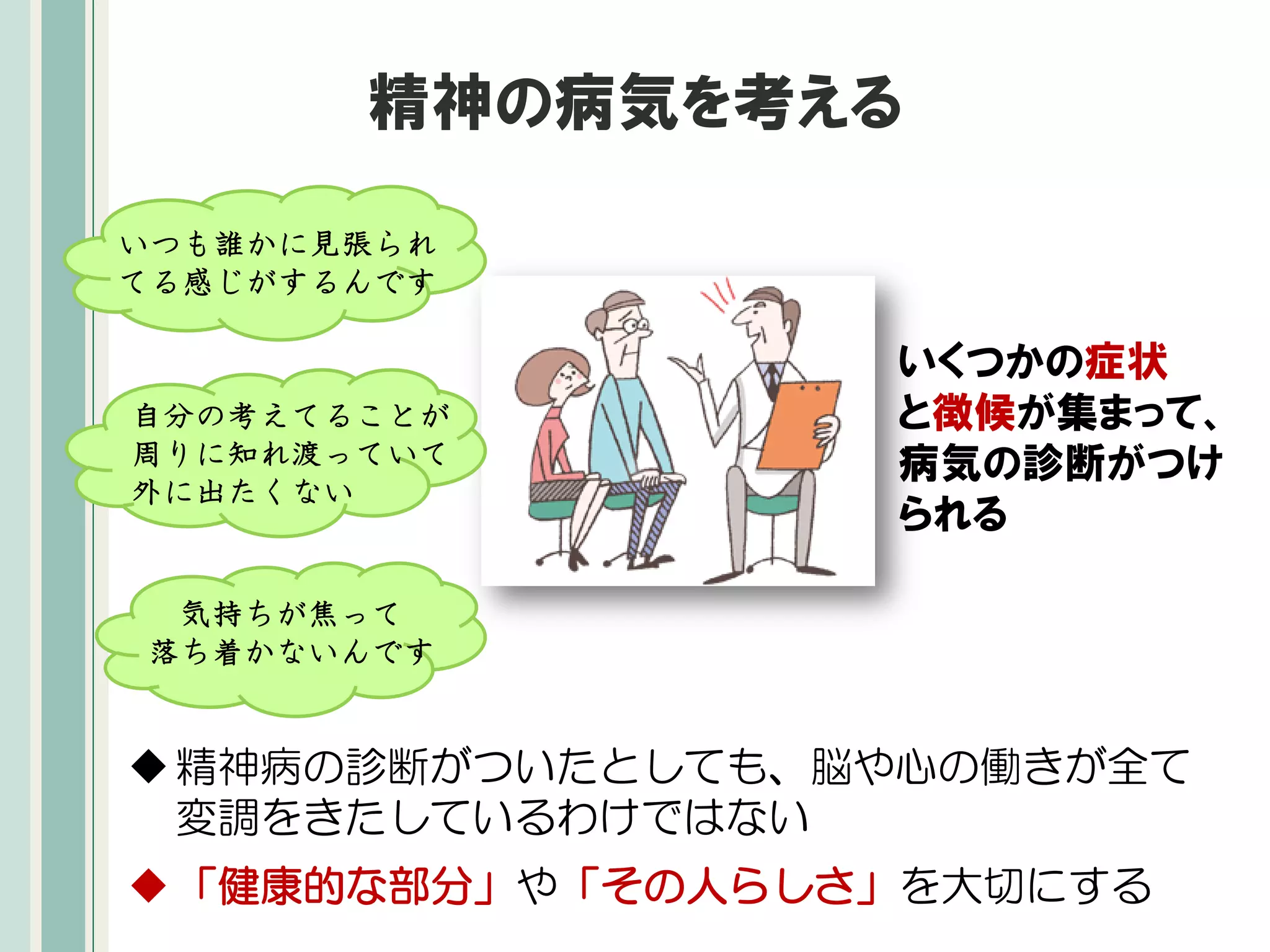 精神症状の理解とアセスメント① | PDF