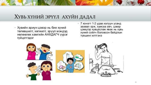 гэрийн гадна, дотно орчин ба хувийн ариун