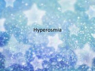 үнэрлэхүйн өөрчлөлт | PPT