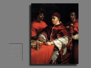 Ραφαήλ Σάντι 1483-1520 Pope Leo X with Cardinals Giulio de’ Medici and Luigi  