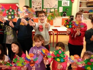 κατασκευή χριστουγεννιάτικης γαλοπούλας και χριστουγεννιάτικου δέντρου