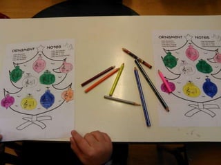 κατασκευή χριστουγεννιάτικης γαλοπούλας και χριστουγεννιάτικου δέντρου