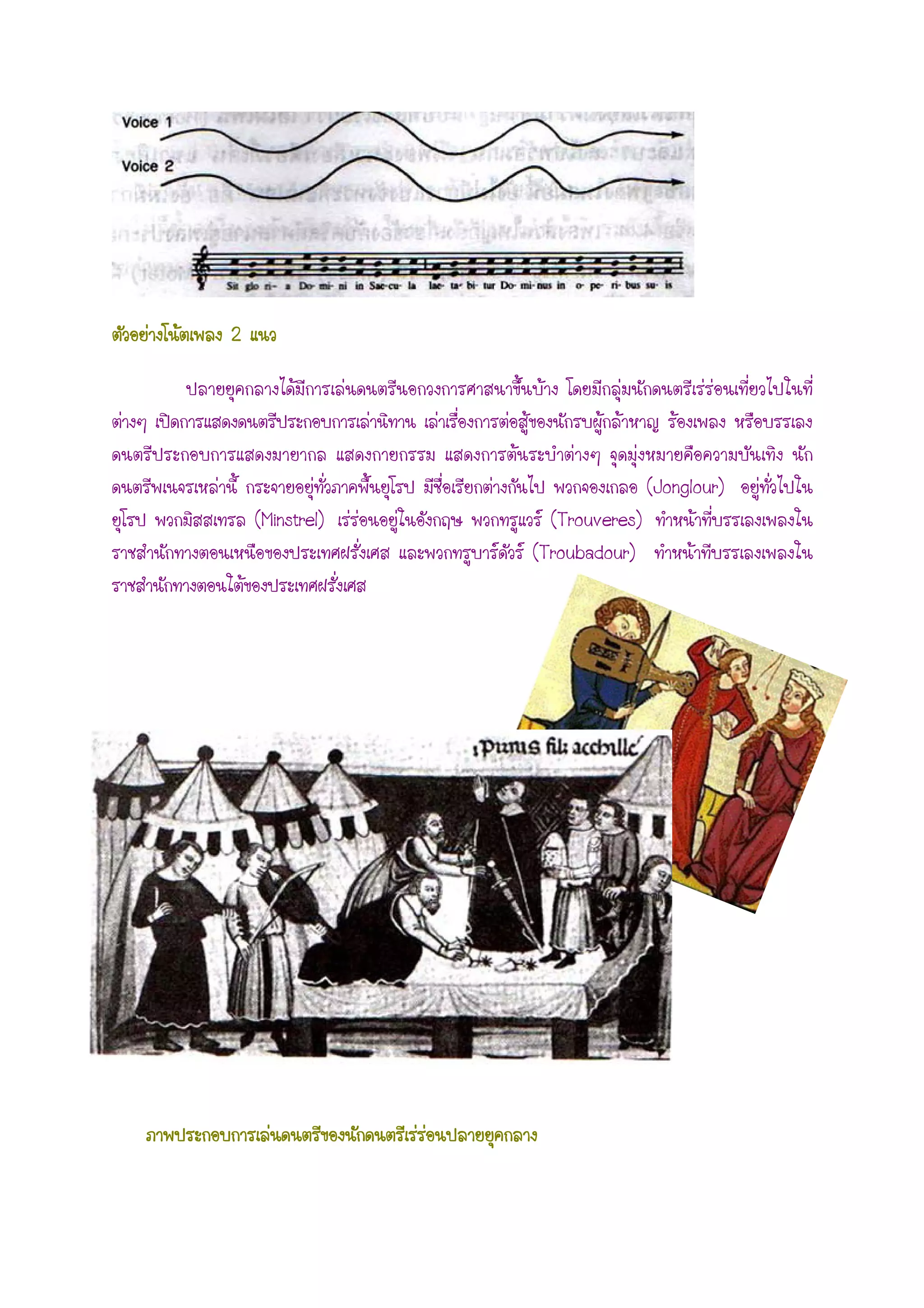 2222
(Jonglour)
(Minstrel) (Trouveres)
(Troubadour)
 