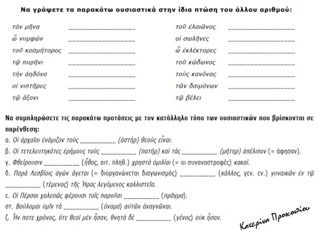 ÎÎ± ÏƒÏ‡Î·Î¼Î±Ï„Î¹ÏƒÎ¸Î¿ÏÎ½ Î¿Î¹ Ï€Î±ÏÎ±ÎºÎ¬Ï„Ï‰ Ï„ÏÏ€Î¿Î¹ ÏƒÏ…Î½ÎµÎºÏ†Î¿ÏÏŽÎ½ (ÎµÏ€Î¯Î¸ÎµÏ„Î¿ + Î¿Ï…ÏƒÎ¹Î±ÏƒÏ„Î¹ÎºÏŒ):
â€¢ Îµá½ÏÏÏ‚ + á½Î´ÏŒÏ‚: Î³ÎµÎ½Î¹ÎºÎ® ÎµÎ½Î¹ÎºÎ¿Ï ---> .....................