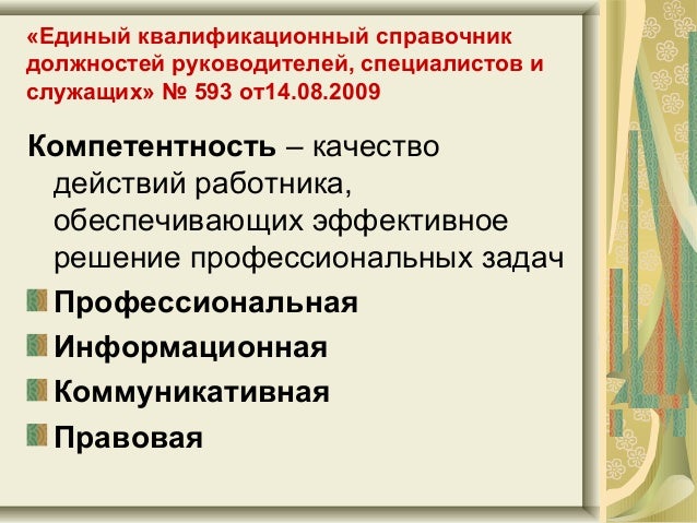 Единый квалификационный справочник должностей работников образования рб Единый квалификационный справочник должностей работников образования рб