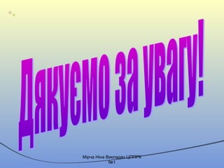 Mірча Ніна Викладач ЦППРК
№1
 