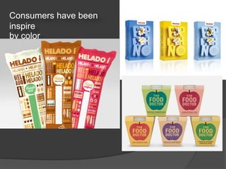 Consumers have been
inspire
by color
 