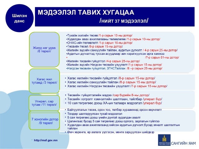 шилэн дансны хууль журмын танилцуулга