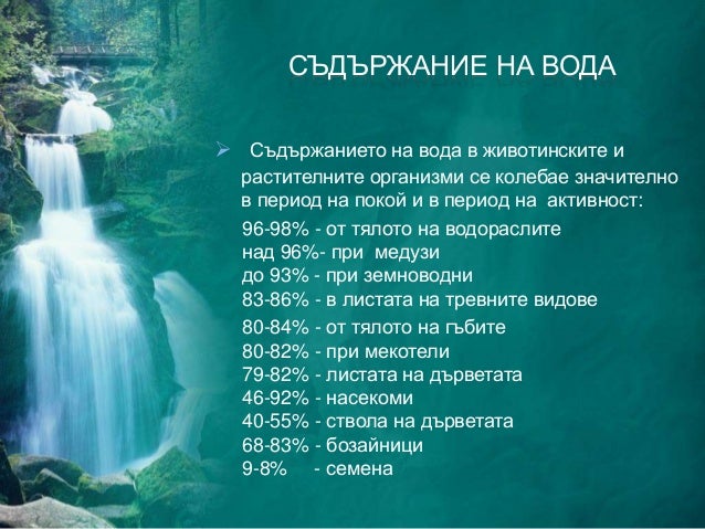 Водата като екологичен фактор на сушата