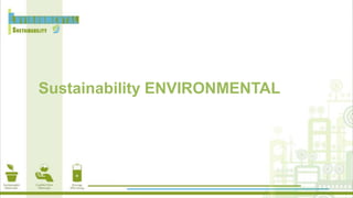 Sustainability ENVIRONMENTAL
 