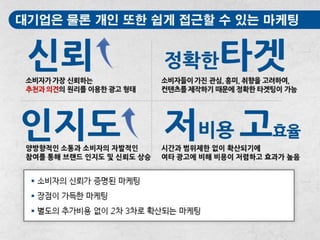 바이럴마케팅(블로그/지식인/카페) 제안서