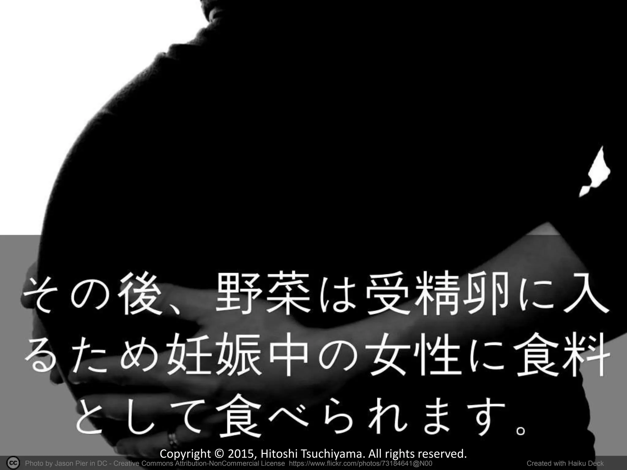 Photo by Jason Pier in DC - Creative Commons Attribution-NonCommercial License https://www.flickr.com/photos/73184641@N00 Created with Haiku Deck
Copyright © 2015, Hitoshi Tsuchiyama. All rights reserved.
 