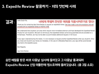 3. Expedite Review ???? - ?? ??? ??
?? :
?? ??? ?? ?? ??? ??? ???? ? ??? ????
Expedite Review ?? ???? ????? ??????. (? 2? ??)
??? ??? ??? ??? ??????? ??!
 