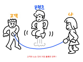 고객과 노는 것이 가장 훌륭한 전략 !
 