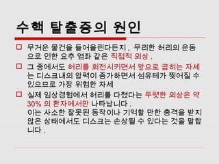 용인 요추염좌가 심해지는 요통의 원인[서울예수병원] 6
