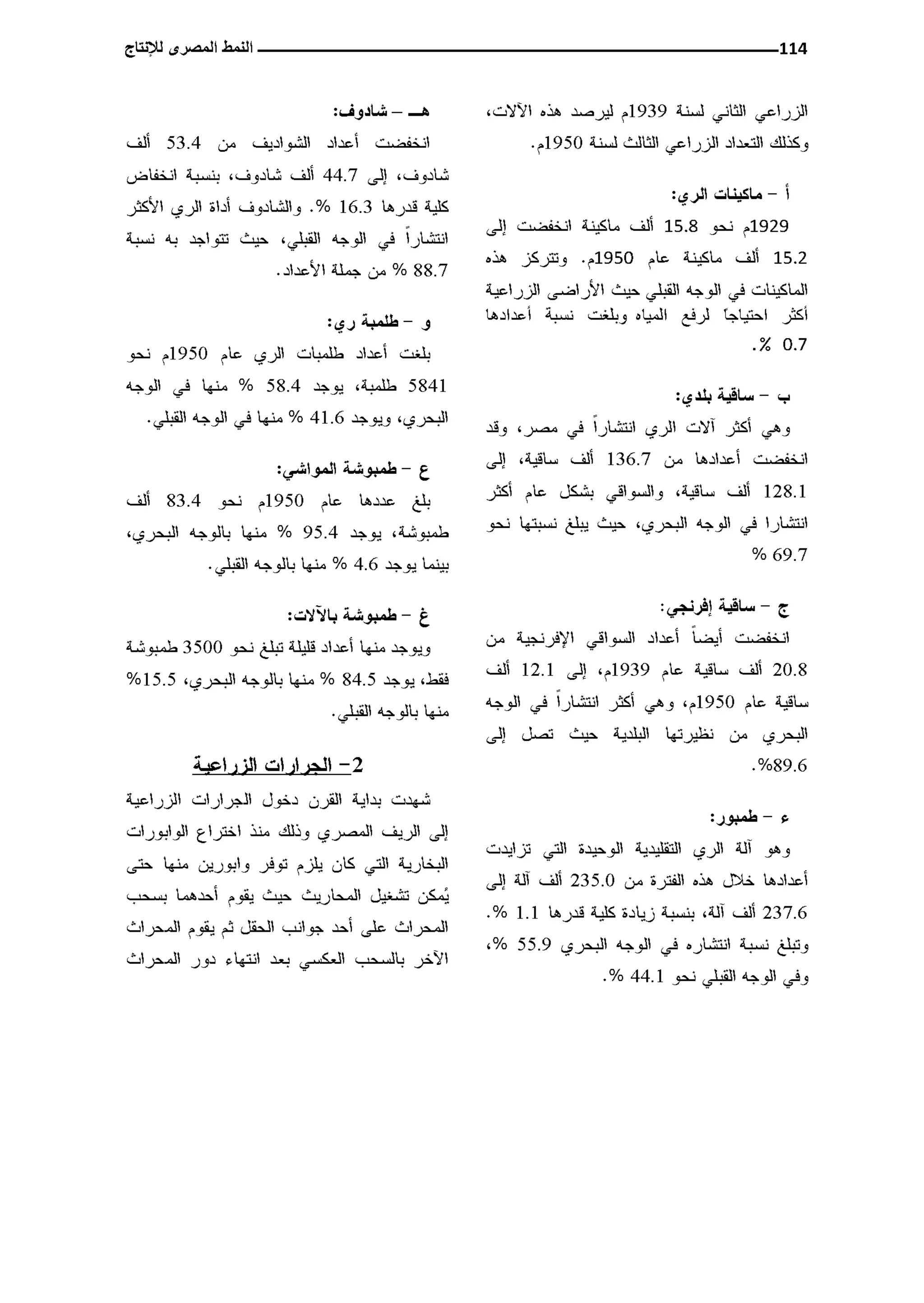 النمط المصري للإنتاج